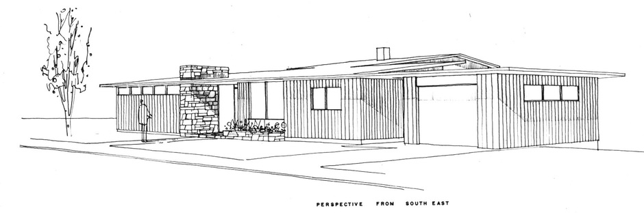 Trend House design sketch by Peter Rule