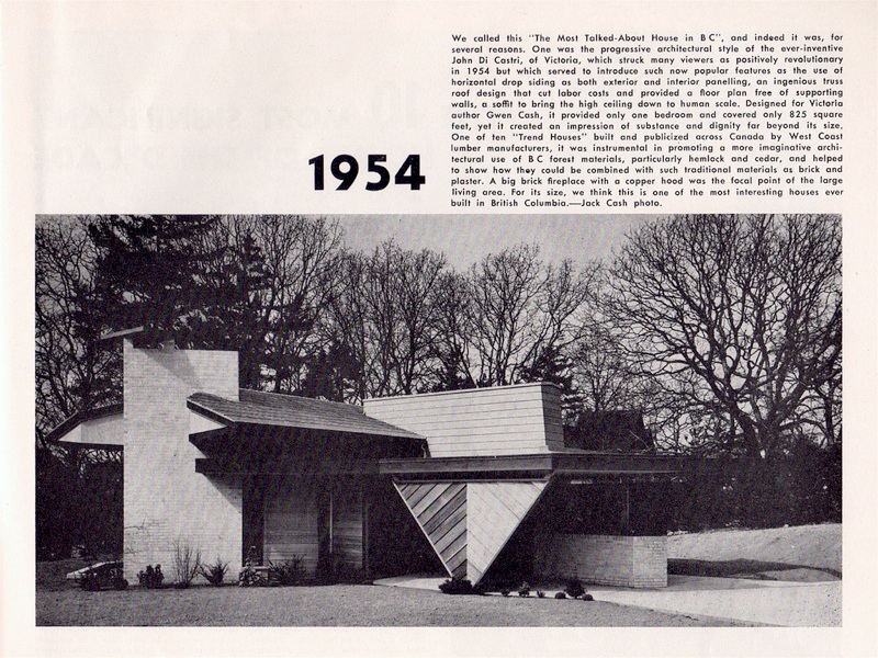 Victoria Trend House 1954